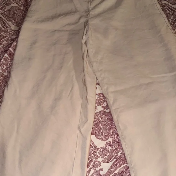 NWOTS Donna Karan Cream Wide Leg Pants - Picture 4 of 7